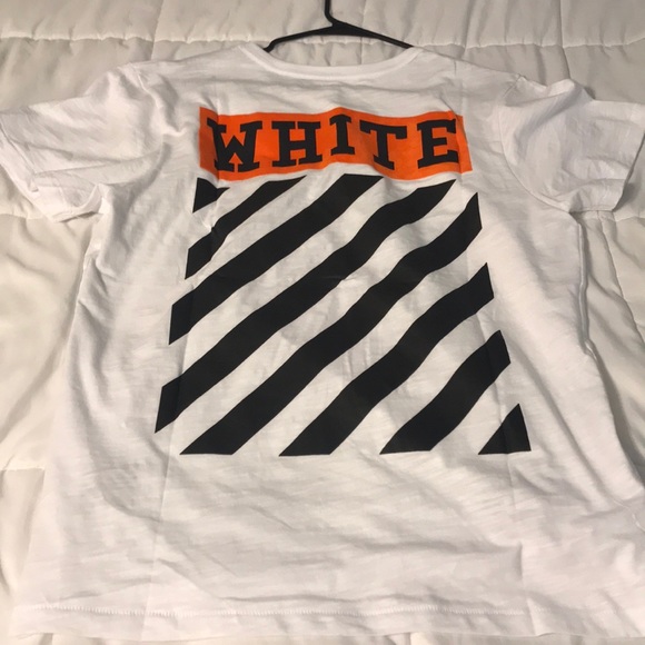 off white orange box tee